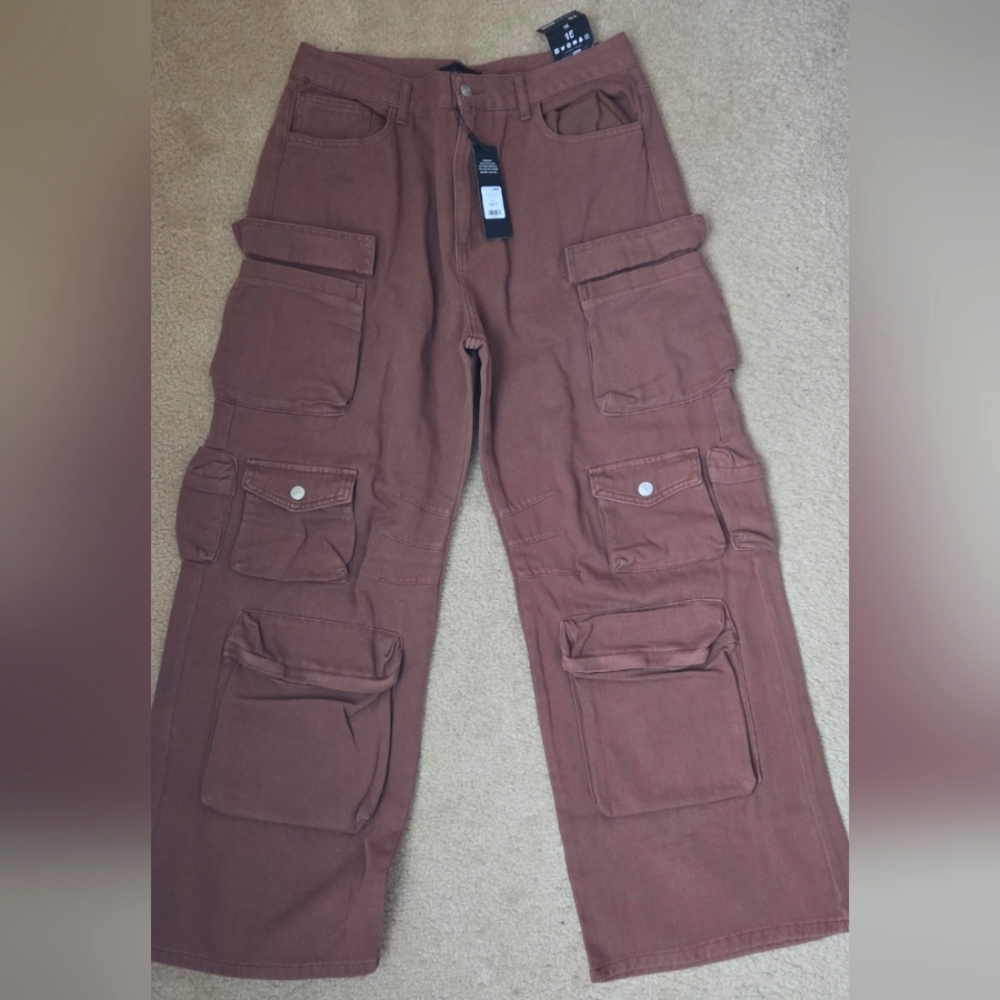 Brown Cargo Pants
